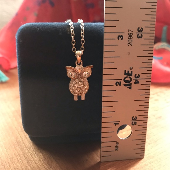 Crystal Owl Pendant - Picture 4 of 5